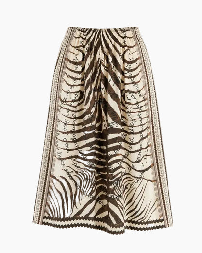 VANESSA MIDI SKIRT - NOIR MUSE