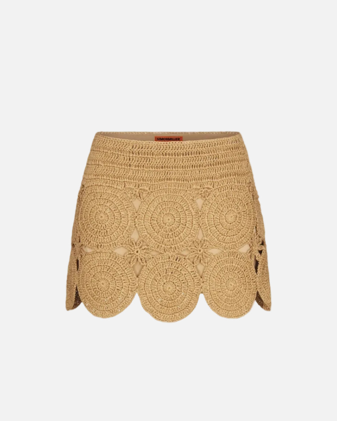 BEEP BEEP MINI SKIRT - NATURAL