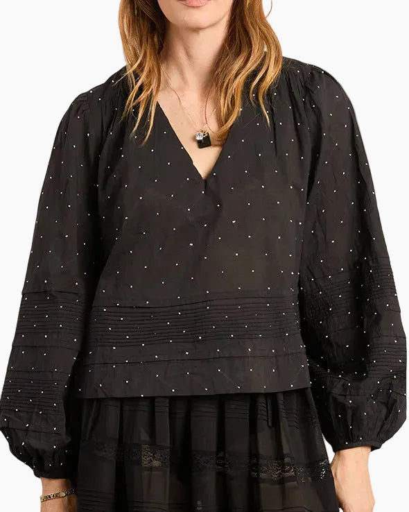 ADELLE TOP - BLACK