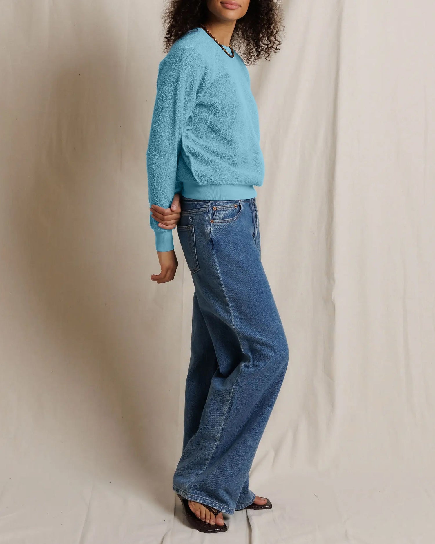 ZIGGY PULLOVER - MILKY BLUE