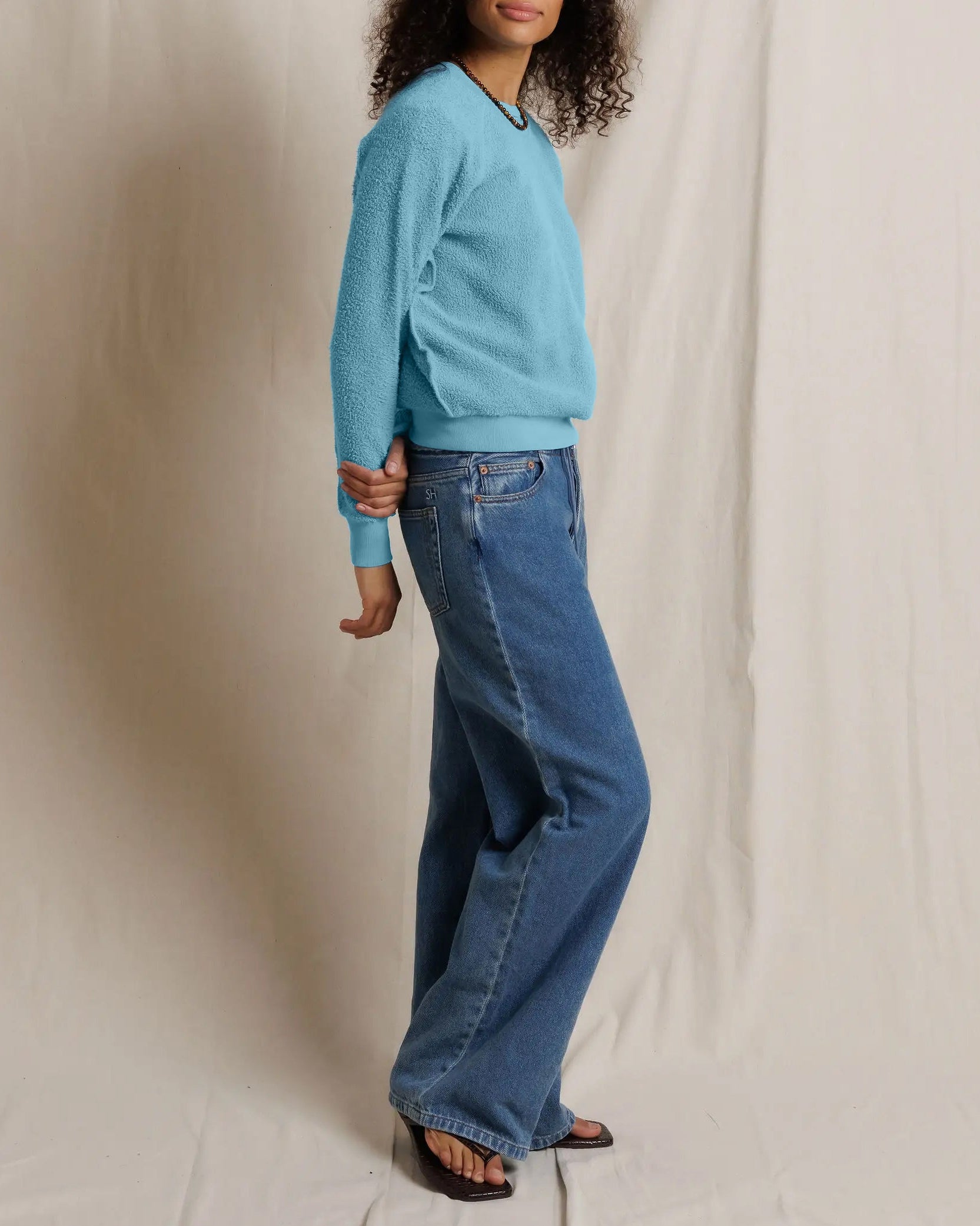 ZIGGY PULLOVER - MILKY BLUE