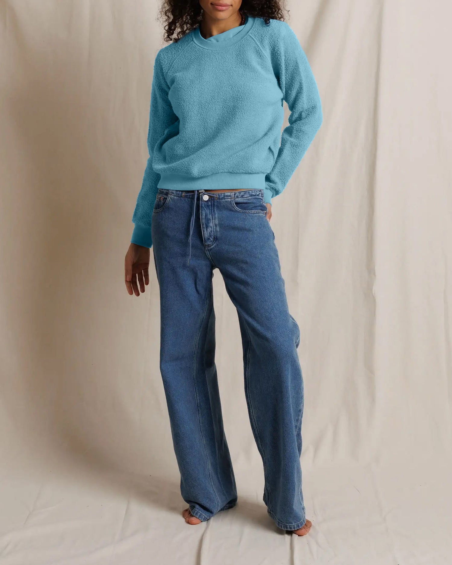 ZIGGY PULLOVER - MILKY BLUE